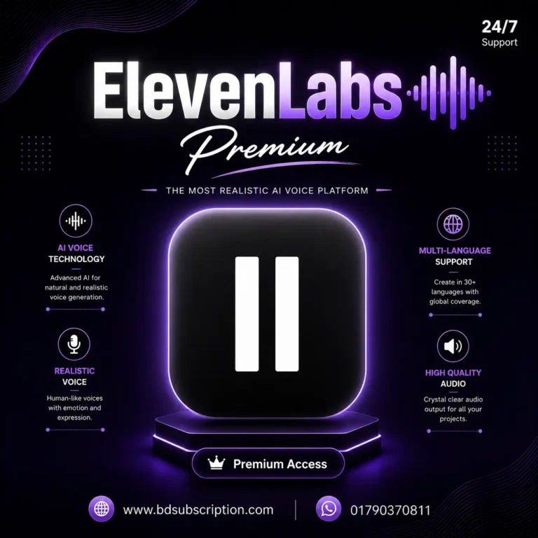 ElevenLabs Subscription Price in Bangladesh — Bd Subscription