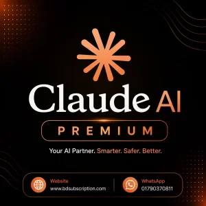 Buy Claude AI Pro and Claude Max Subscription in Bangladesh with official personal account upgrade from BD Subscription