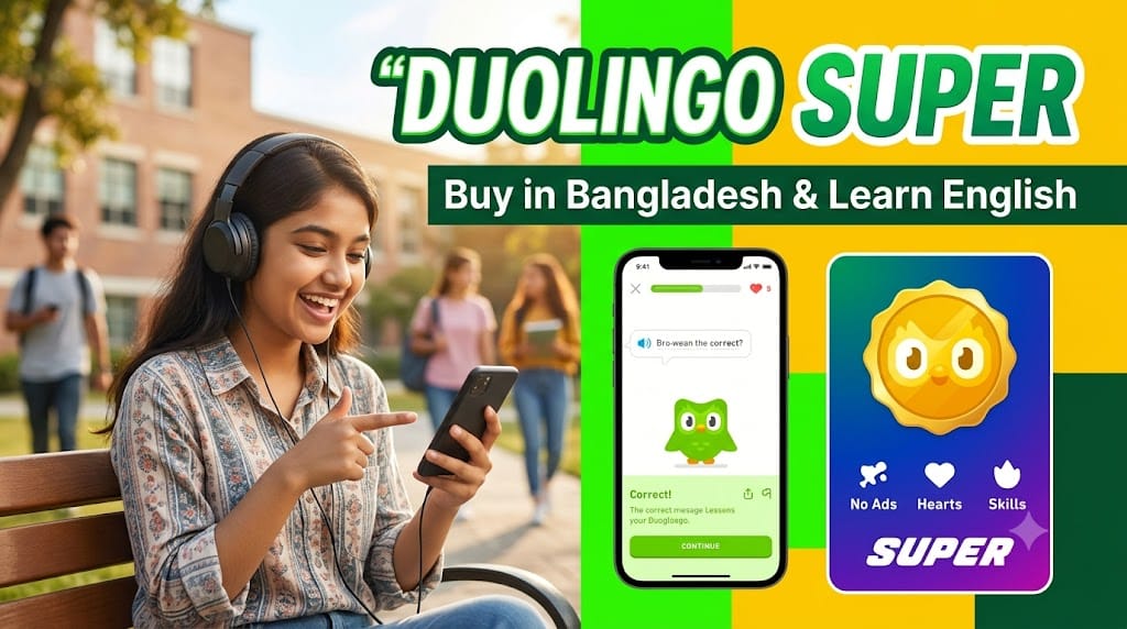 How to Buy Duolingo Super in Bangladesh for English Learning 1 How to Buy Duolingo Super in Bangladesh for English Learning